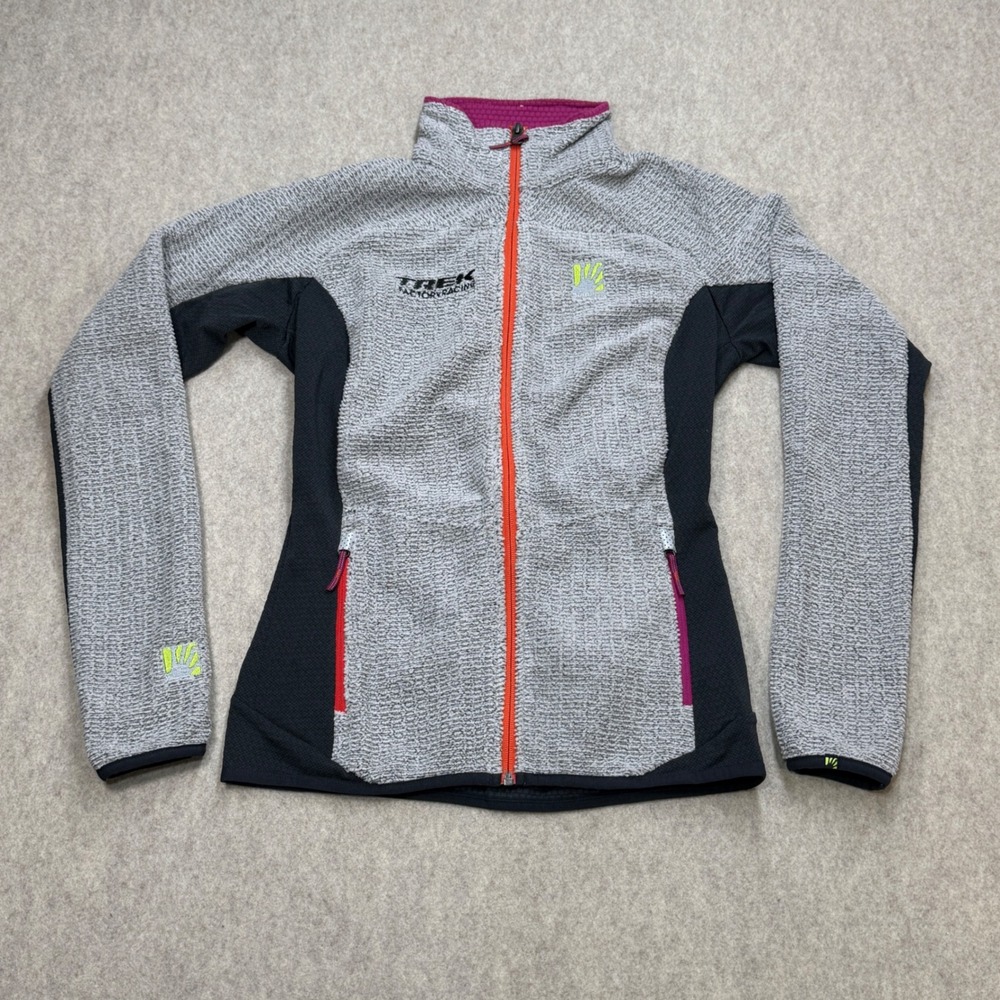 Karpos Trek Factory Racing Jacket Women M Gray Cycling Technical Gorpcore Sporty